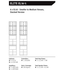 ELITE EL10-1 звукоусилительный комплект