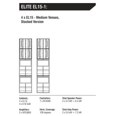 ELITE EL15-1 звукоусилительный комплект
