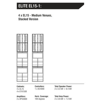 ELITE EL15-1 звукоусилительный комплект